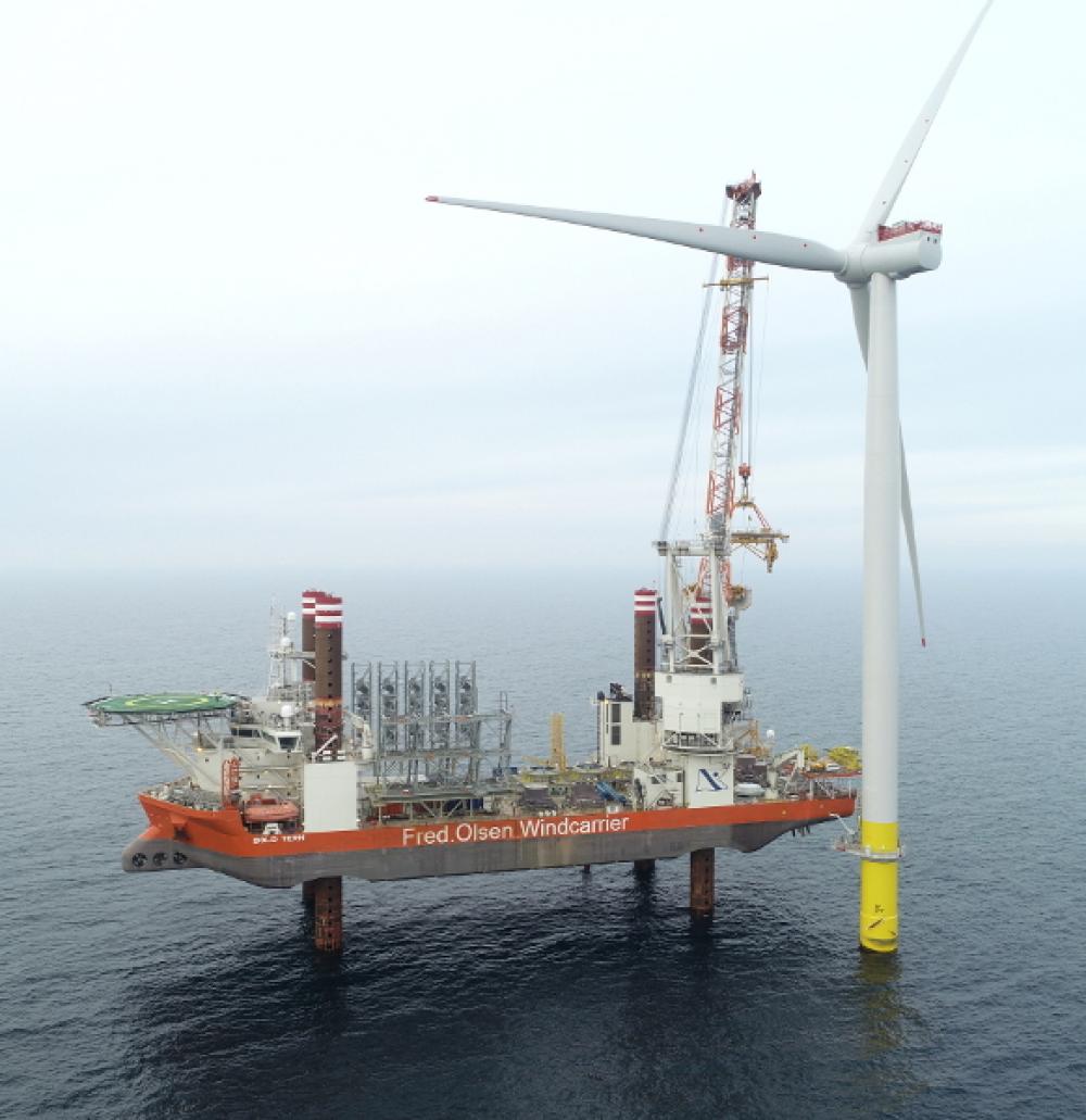 Figure 1. Hornsea Project One, North Sea. Reprinted from Power Technology, retrieved from https://www.powertechnology. com/projects/hornseaproject- one-north-sea/.